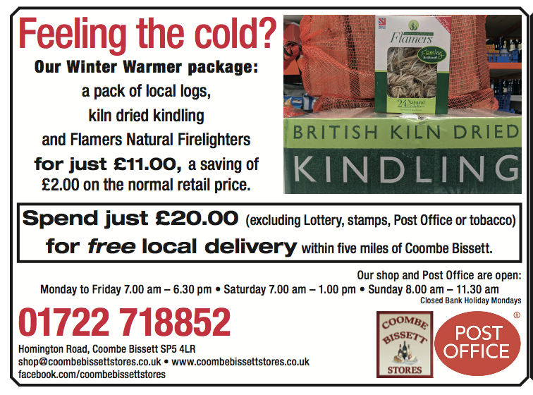 Coombe Bissett Stores flyer